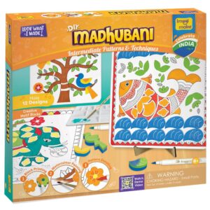Imagimake DIY Madhubani Art Kit | Art & Craft Kit for Kids Age 8+